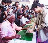 vettaiyan success celebrations team serve biryani to fans
