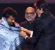 Chiranjeevi gets ANR national award and is facilitated by Amitabh Bachan