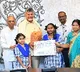 Girl presented artwork to Chandrababu