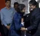 Naga Chaitanya touches Big B’s feet as a mark of respect at ANR National Awards