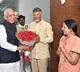 CM Chandrababu met Governor at Raj Bhavan