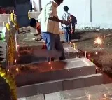 Karimnagar Karkhana Gadda Dalit Families Celebrates Diwali In Graveyard