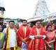 Nadendla Manohar visited Tirumala with his family