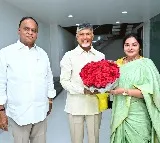 Vemireddy Prabhakar Reddy and Prashanti Reddy met CM Chandrababu in Undavalli