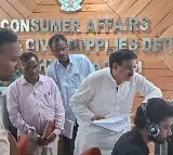 AP minister Nadendla Manohar visits 1967 toll free number office
