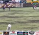 Thunderbolt on soccer player