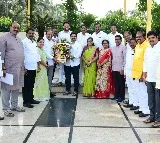 Fellow ministers congratulates minister Nara Lokesh for his successful in US Tour