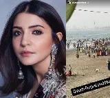 Anushka captures devotees performing Chhath Pooja at Mumbai beach from her sea-facing apartment