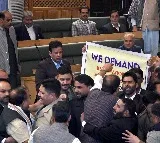 BJP MLAs run ‘parallel assembly’ in J&K Assembly lawns