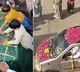 A farmers family organized a grand event Samadhi for their lucky car