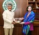 UK High Commissioner Lindy Cameron met AP CM Chandrababu