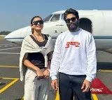 Allu Arjun and Rashmika arrives Patna for Pushpa 2 trailer release event