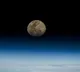 Moonrise in space A stunning view captured by a NASA astronaut