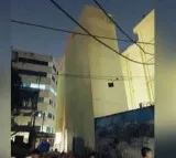 Demolition of tilted Gachibowli building