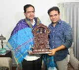 TTD Chairman BR Naidu meets KTR