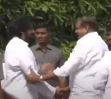 Botsa Satyanarayana hugs Pawan Kalyan