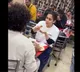 People ignores Nayanthara and her husband in a  Delhi restaurant