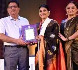 sensational singer mangli honored with the Prestigious ustaad bismillah khan yuva puraskar