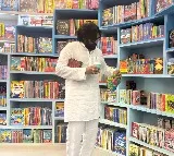 Pawan Kalyan visits famous book stores in Delhi
