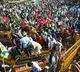 Police stops farmers out side Delhi