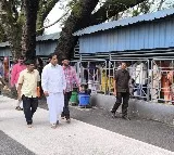 TTD Chairman BR Naidu inspects que lines in Tirumala