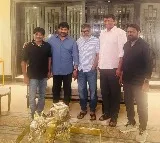 Pushpa-2 Director Sukumar and Producers Meet Megastar Chiranjeevi