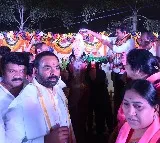 KTR inaugurated telangana thalli statue