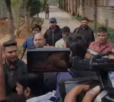 Tension Situation at Mohan Babu House in Jalpalli