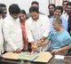 YS Jagan Cuts Cake with Aunt at YSRCP Office Semi-Christmas Event