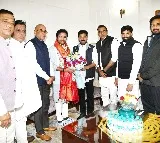 Revanth Reddy meets Kishan Reddy