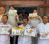 BRS legislators protest over handcuffing arrested farmer in Talangana