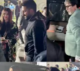 Amid divorce rumours, Aishwarya-Abhishek walk hand in hand, Amitabh accompanies