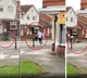 man runs midway through haircut to help policeman under attack