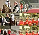 PM Modi accorded Guard of Honour at Kuwait's Bayan Palace