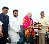 Andhra CM Chandrababu Naidu calls on HM Shah