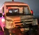 An ambulance transporting the bodies of three Khalistani terrorists met with an accident