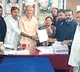 A woman farmer donated land for the construction of Gurukula school building