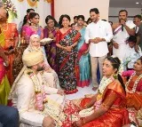 CM Jagan and Wife Bharathi Bless Newlyweds in Pulivendula