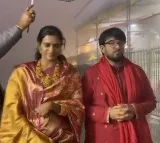 PV Sindhu and Husband Visit Lord Tirumala Temple Post-Wedding