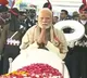 Modi Amit Shah attends Manmohan Singh last rites