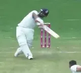 Rishabh Pant's Massive Six: Ground Staff Uses Ladder to Retrieve Ball Stuck on Sight Screen – Viral Video
