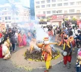 Telugu States Abuzz with Bhogi Festivities