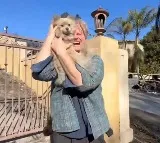 Los Angeles mans emotional reunion with dog feared lost amid wildfire