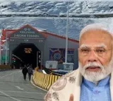 PM Modi inaugurates Z Morh tunnel in JK Sonamarg
