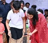 Nara Devansh enjoys village games in Naravaripalle