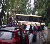APSRTC Bus Collides with Wall on Tirumala Ghat Road