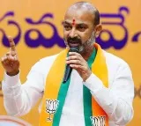 Bandi Sanjay satire on Revanth Reddy for releasing Delhi election campaign poster