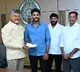 CM Chandrababu Presents ₹25 Lakh Cheque to Young Cricketer Nitish Kumar Reddy