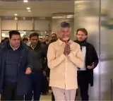 Chandrababu Shares Video of Grand Welcome in Davos