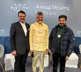 Three CMs Share Stage in Davos: Revanth Reddy, Chandrababu Naidu, and Devendra Fadnavis